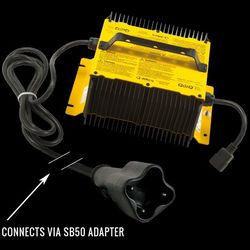 48v Delta-Q Off-Board Charger w/ Yamaha 3-Pin Plug