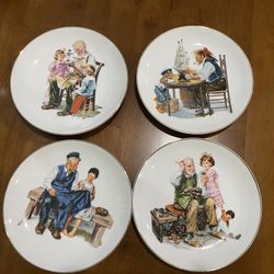 Vintage Norman Rockwell  Plate  Collection