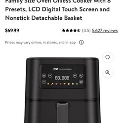 Air Fryer 8 In 1 Qualeben