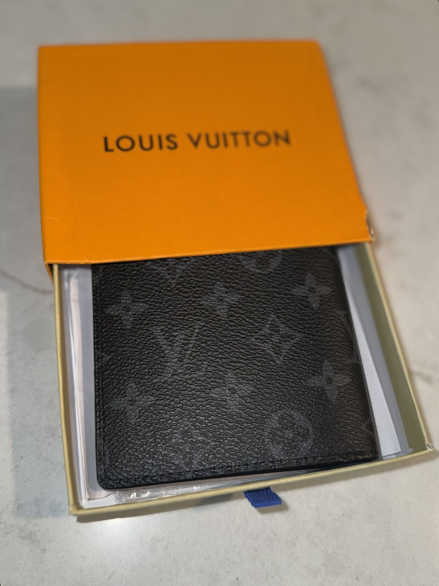 Louis Vuitton Monogram Eclipse Slender Wallet