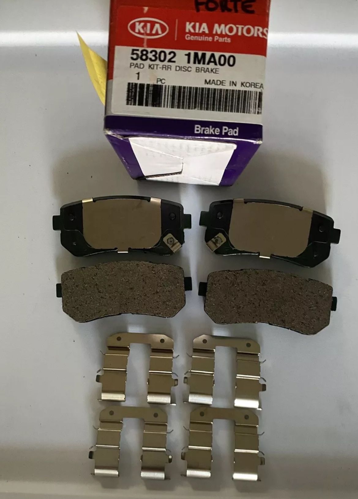 Kia 583021MA00 Pad Kit-Rear Disc Brake2009-2013 Kia
