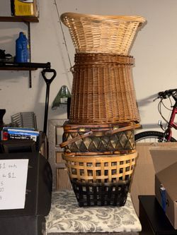 Wicker Baskets (all for $5)