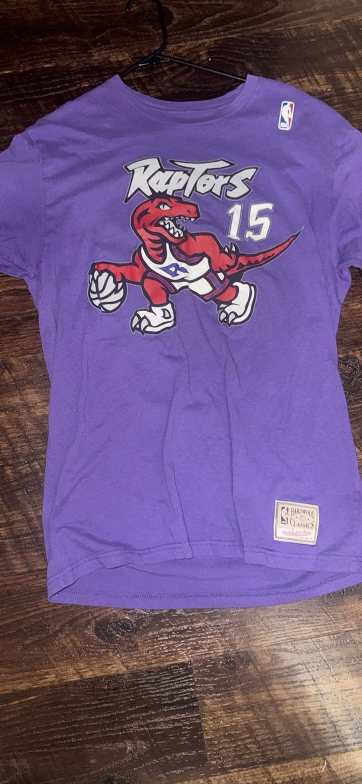 Mitchell And Ness Shirt Purple Large