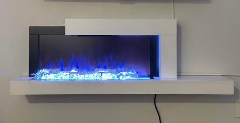Napoleon Stylus Cara Elite Wall Mount Electric Fireplace