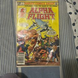 X-Men Alpha Fight Comic 