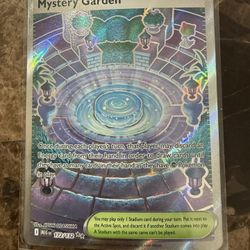 Mystery Garden 172/132 Full Art Stadium Pokemon Card NM