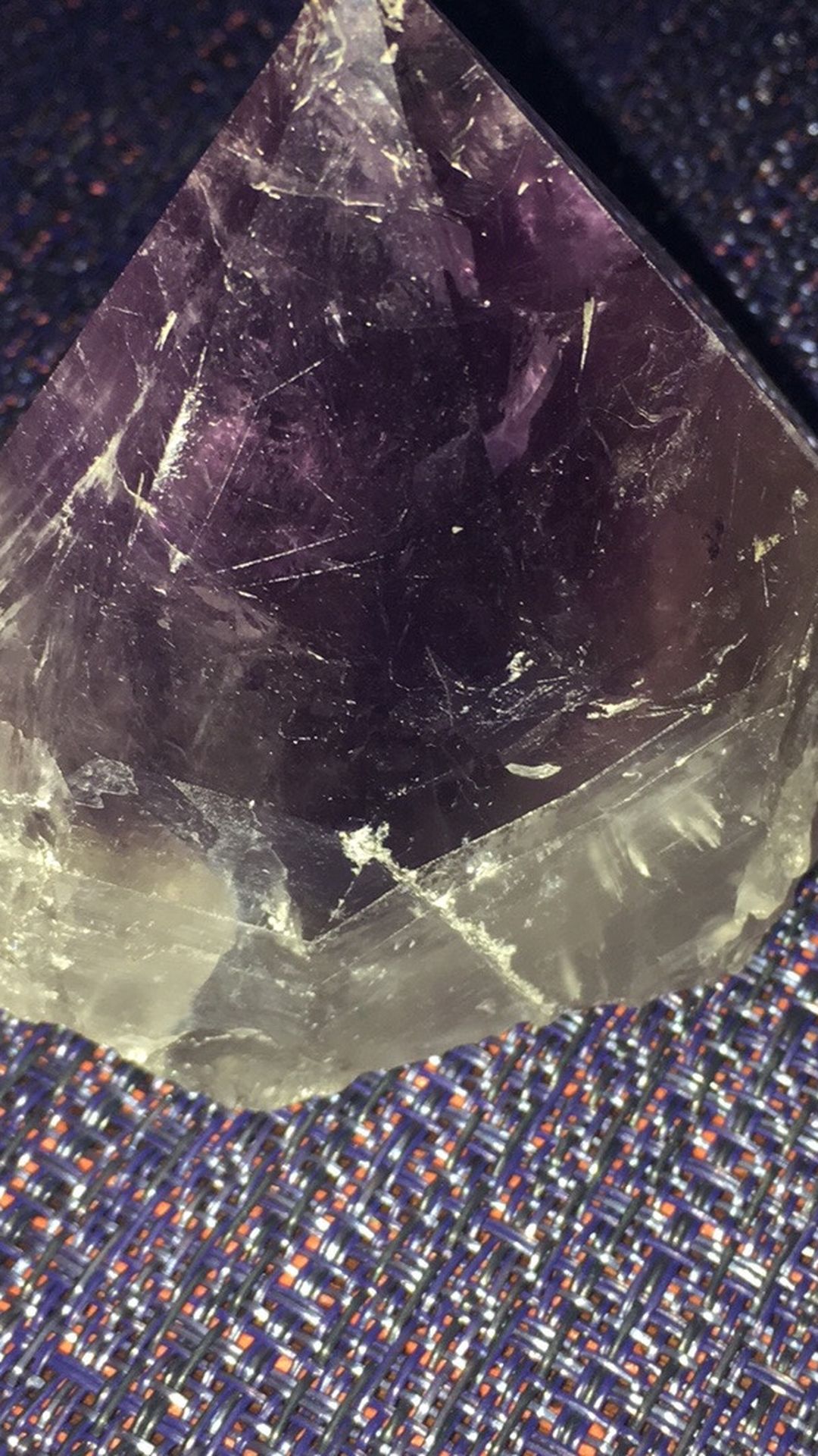 Amethyst Half Polished Point
