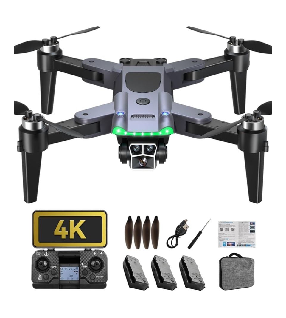 GPS Drone with 4K Camera for Adults, Follow Me, Brushless Motor Drones ...