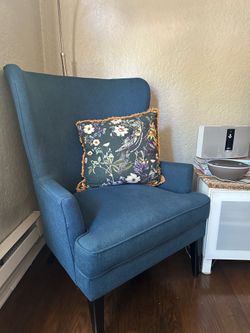 Royal Blue Pier 1 Arm Chairs
