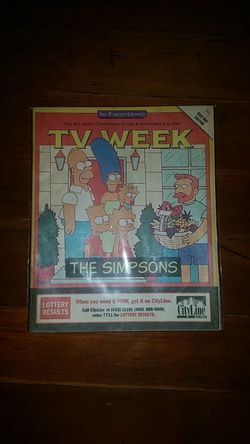 1996 Simpsons TV Week: San Francisco Chronicle