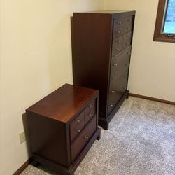 Dresser And Nightstand + Bed Frame