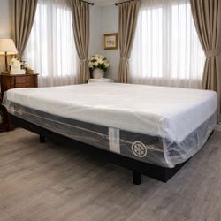 Tempurpedic LuxeBreeze PureCool Max Soft King Size Mattress Premium Comfort Factory Fresh & Sealed in Plastic Same Day Delivery 