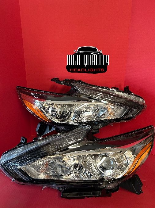 Nissan Altima 2016. 2018 headlights.