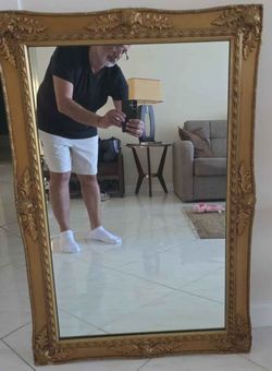 Mirror Wood framed 25x37x1inch