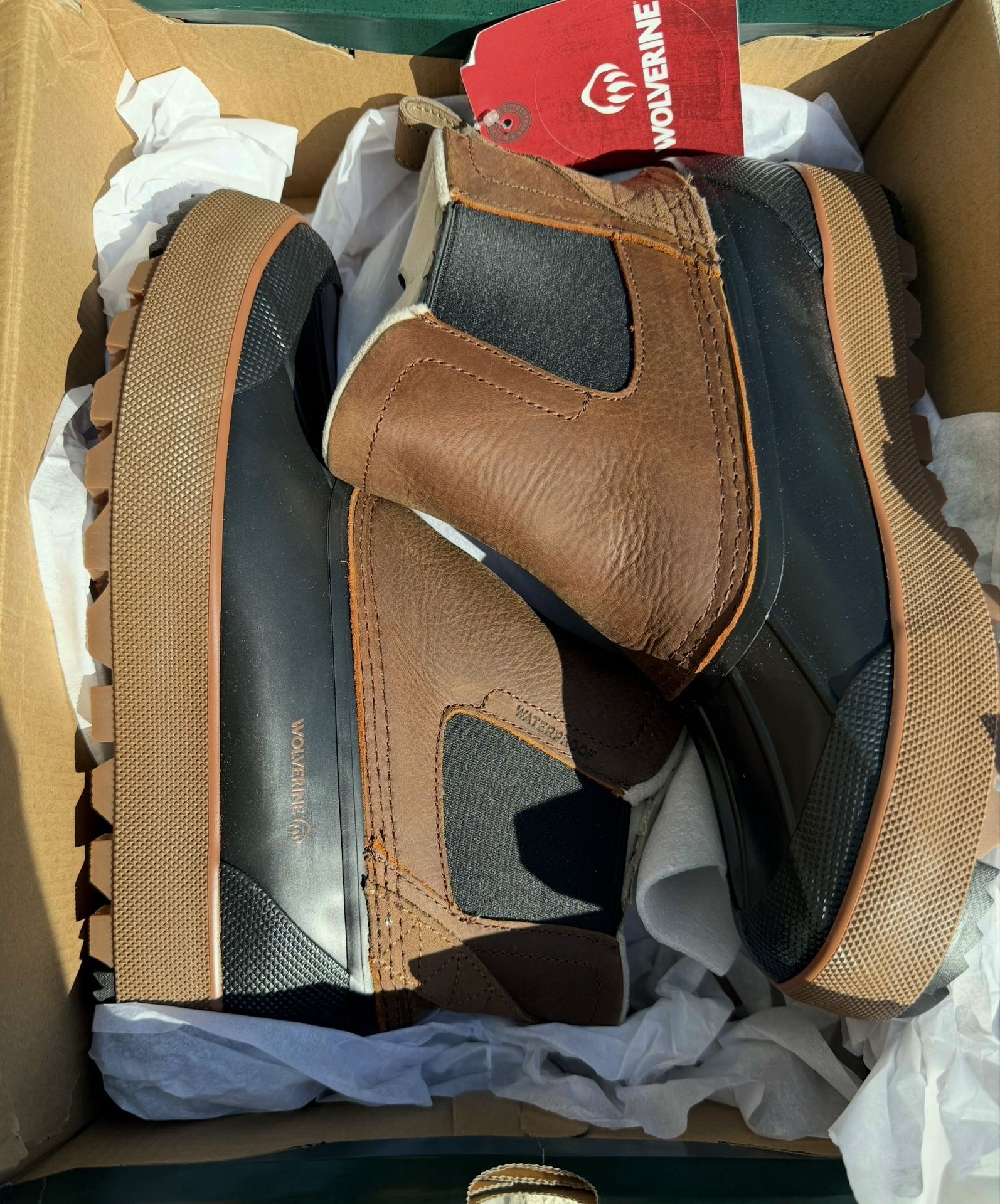 Wolverine Soft Toe Work Boots Size 9