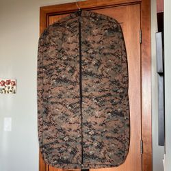 Digital Camo Travel Hanging Garment Bag