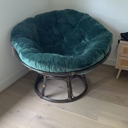 World Market papasan Chair With Cushion 