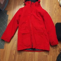 Red Coat Jacket Soft 