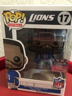 Funko POP! Football: Detroit Lions Calvin Johnson Vinyl Figure for