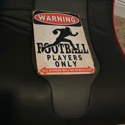 Football Sign