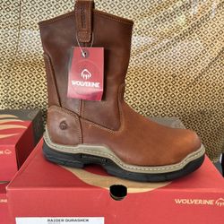 WOLVERINE COMPOSITE TOE BOOTS SIZE 8 9 and 10