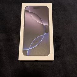iPhone 16 Pro 128 Midnight EMPTY BOX