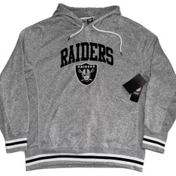 Las Vegas Raiders Embroidered Pullover Hoodie Sweatshirt Mens S,M & L New $85