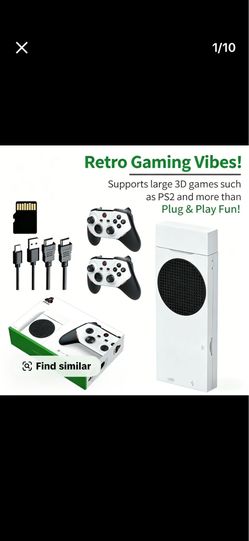 LASTEND 2026 New Retro Game Console | 128GB Storage | Dual Wireless Controllers | HDMI Display Output | Classic Family Gaming Device for Kids & Adults