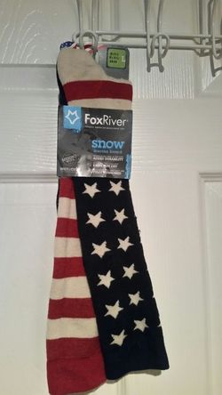 Snowboard length merino wool socks