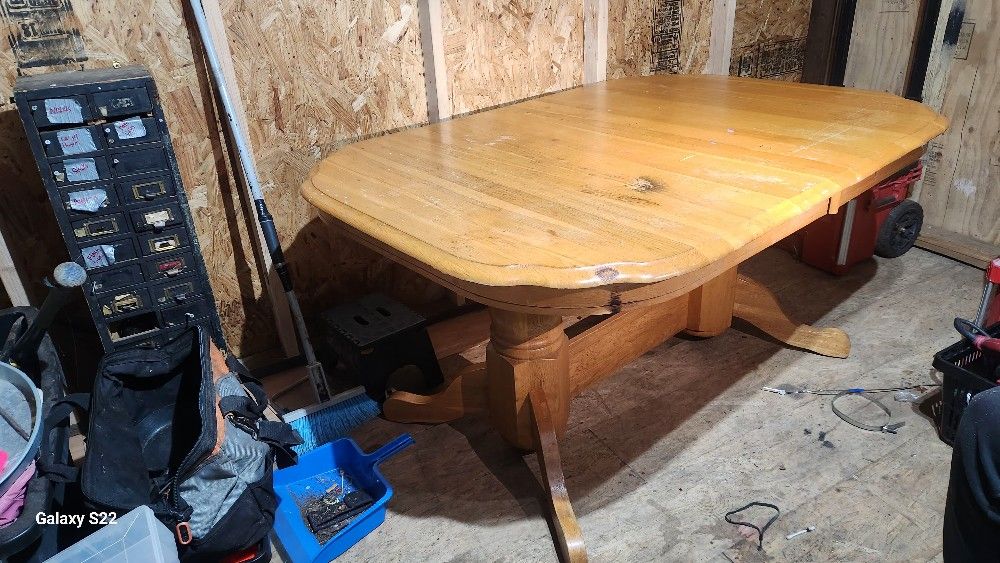 Solid Oak Dining Table