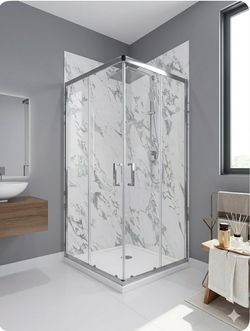New 36x36 Shower base with walls and door