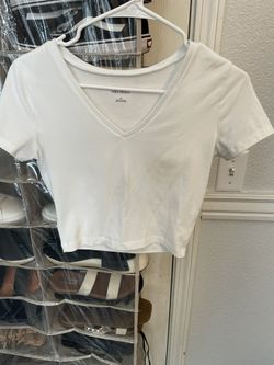 Crop Top V Neck