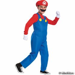 Mario brothers kids costume NEW