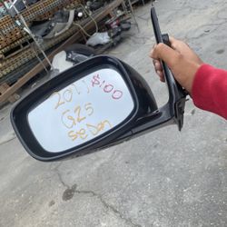 2010-2014 Infiniti G35 G37 Left Driver Mirror