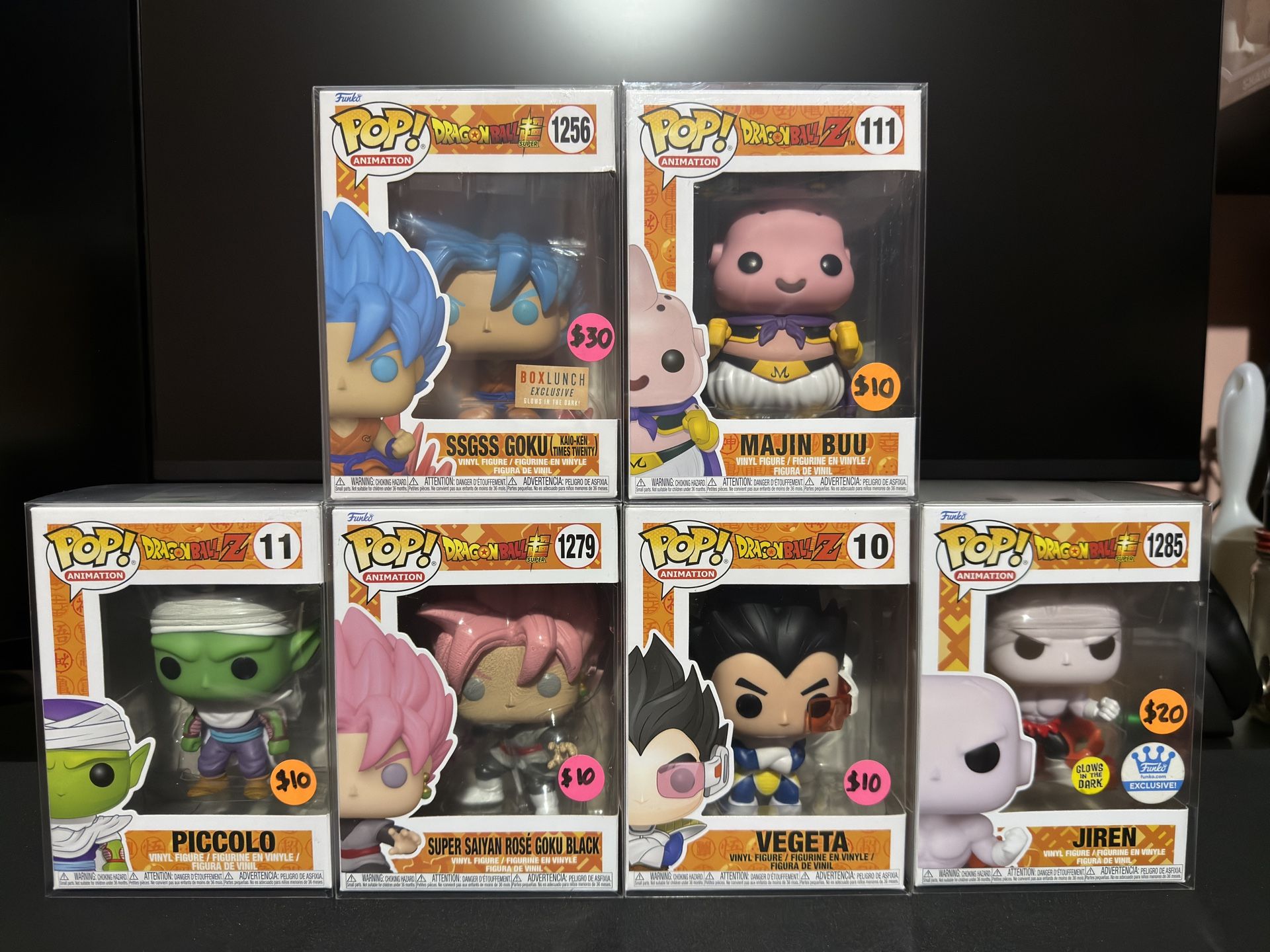 DRAGON BALL Z Funko Pops