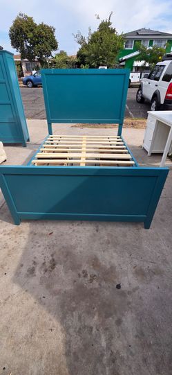 Bed Frame 4 Drawers Full Size Solid Wood