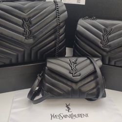 YSL BAG (Black On Black)