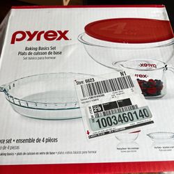 Pyrex Baking 4 Piece Set 