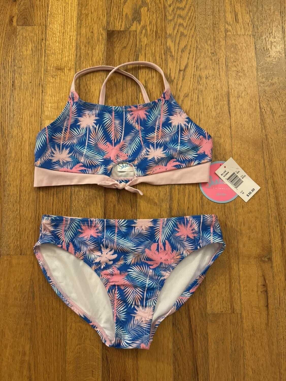 🆕 Palm Tree Bikini 👙 (Size 10 Youth)