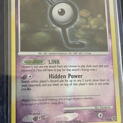 Pokemon Unown Vintage L