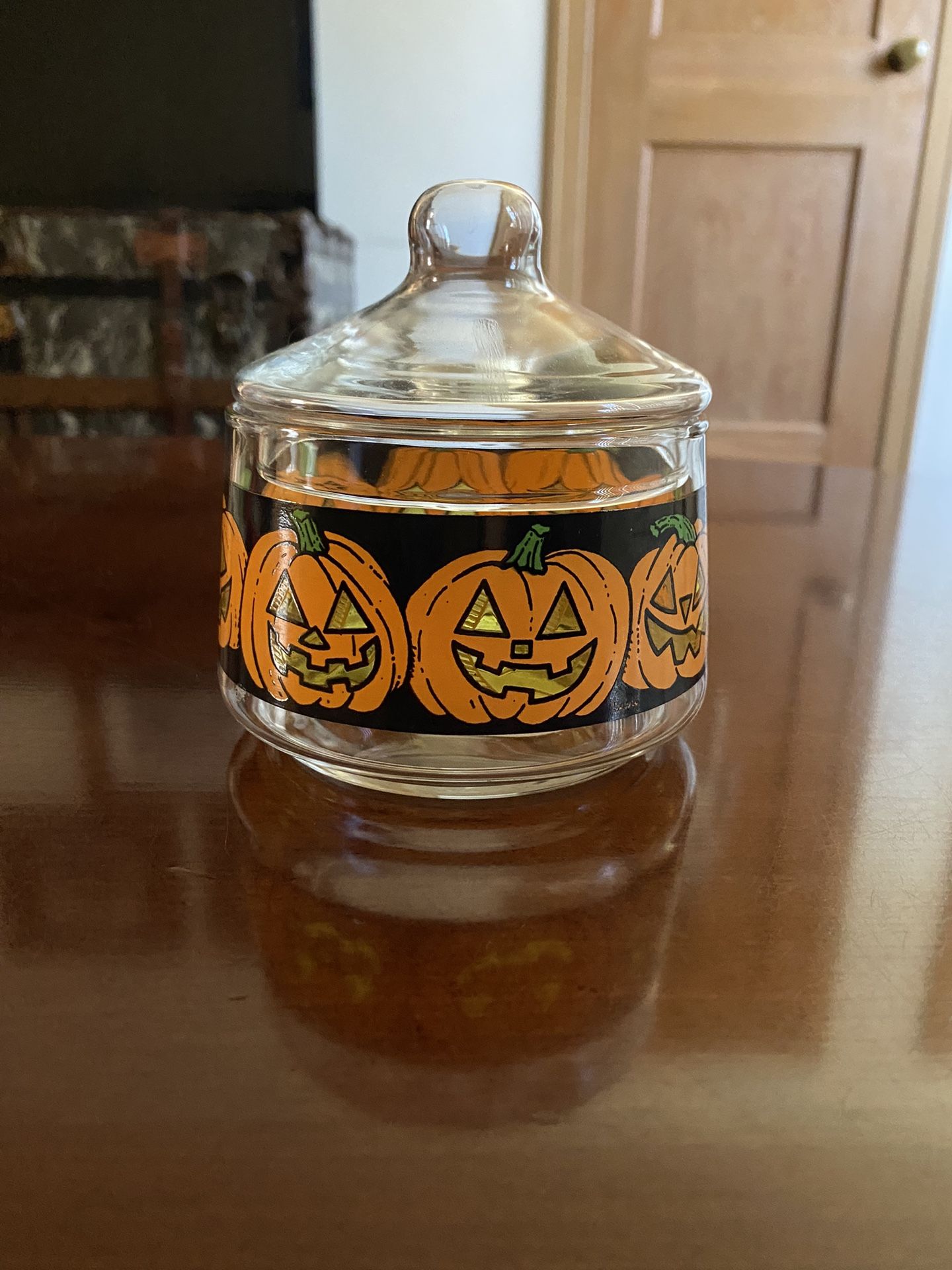 Vintage 80’s Indiana Glass Halloween Candy Dish