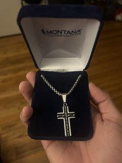 Silver Cross Chain