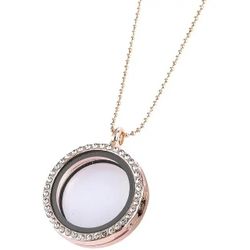 Gold Urn Locket Necklace(put your Loved ones Ashes Inside)