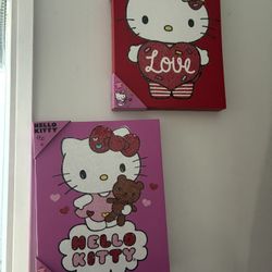Hello Kitty Wall Decor $15 Both