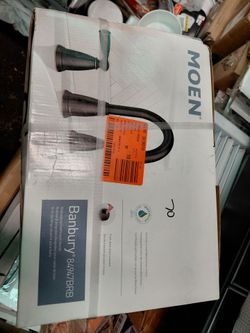 Moen Banbury Widespread Bathroom Sink Faucet With Drain In oil rubbed bronze