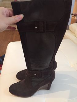 Donald J Pliner Suede Leather Boots