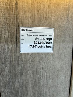 New Heaven Waterproof Laminate Flooring 8.3mm