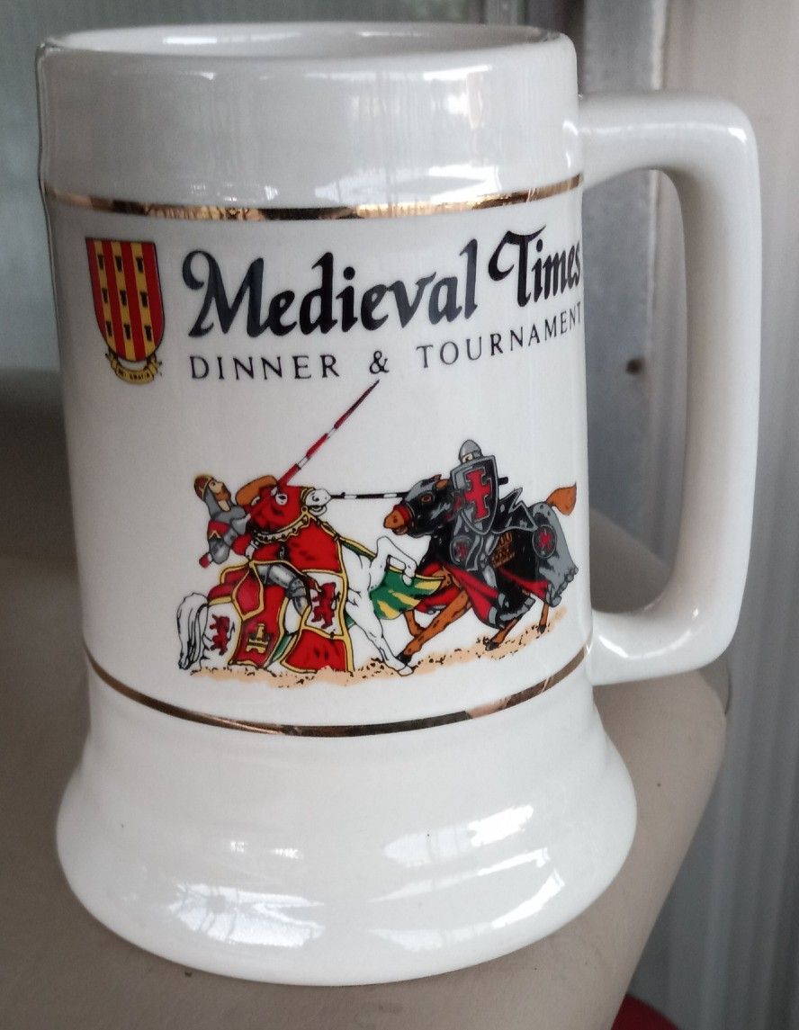 24 Oz.Medieval Times Collector's Mug Buena Park Ca