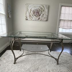 Glass Kitchen/Dining Table/Desk