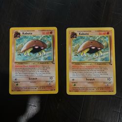 Pokemon Cards Kabuto